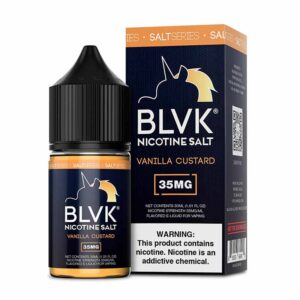 E-liquid BLVK Nicotine Salt Vanilla Custard 30ml 35mg