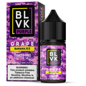 E-liquid BLVK Purple Grape Banana Ice 30ml 35mg