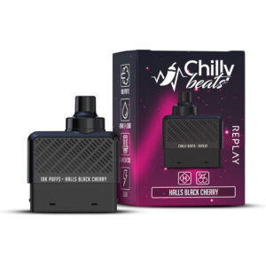 Refill Chilly Beats Replay 10K puffs Halls Black Cherry