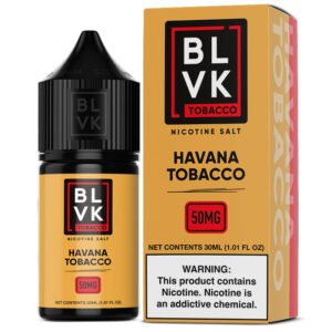 E-liquid BLVK Remix Havana Tobacco 30ml 50mg