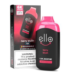 Pod Descartável BLVK Ello Plus 6K Puffs Berry Blush