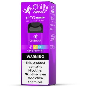 Chilly Beats Neo Pro Refill Cartridge 8K Puffs Grape Melon Ice