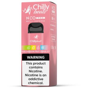 Chilly Beats Neo Pro Refill Cartridge 8K Puffs Kiwi Passion Fruit Guava Ice