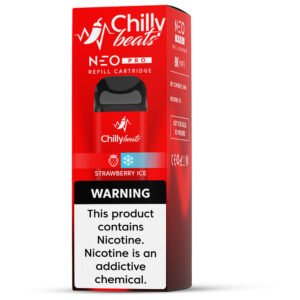 Chilly Beats Neo Pro Refill Cartridge 8K Puffs Strawberry Ice