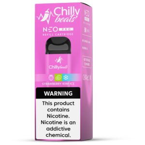 Chilly Beats Neo Pro Refill Cartridge 8K Puffs Strawberry Kiwi Ice