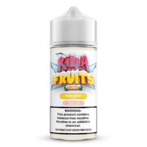 E-liquid Killa Fruits Peach Gummy On Ice 100ml 3mg