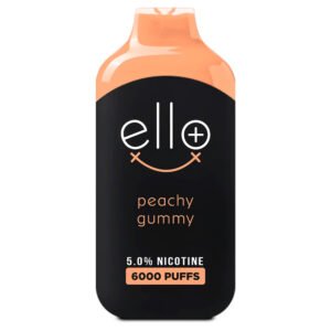 Pod Descartável BLVK Ello Plus 6K Puffs Peachy Gummy