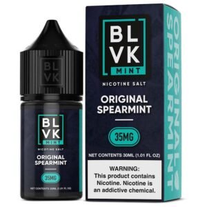E-liquid BLVK Mint Original Spearmint 30ml 35mg