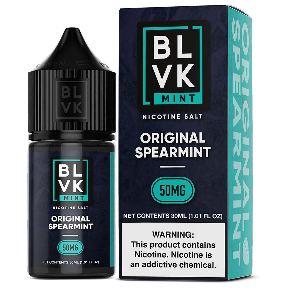 E-liquid BLVK Mint Original Spearmint 30ml 50mg - Imagem 2
