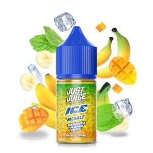 E-liquid Just Juice Ice Banana & Mango Mint 30ml 35mg e 50mg