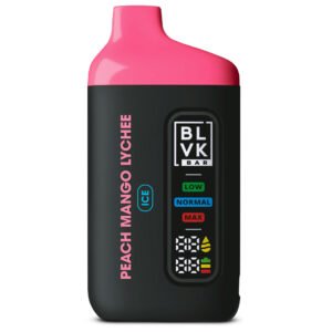 Pod Descartável BLVK Bar 20K Puffs Peach Mango Lychee Ice