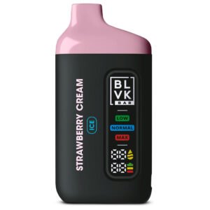 Pod Descartável BLVK Bar 20K Puffs Strawberry Cream Ice