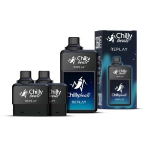 Pod Descartável Chilly Beats Replay 36K puffs Brain Freeze + Double Melon Ice + Blue Raspberry Ice