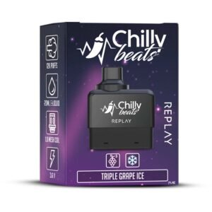 Chilly Beats Replay Refill 12K puffs Triple Grape Ice
