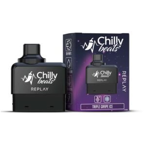 Chilly Beats Replay Refill 12K puffs Triple Grape Ice