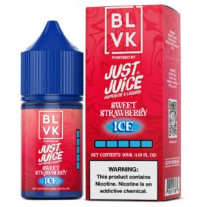 E-liquid BLVK powered by Just Juice Sweet Strawberry Ice 30ml 50mg