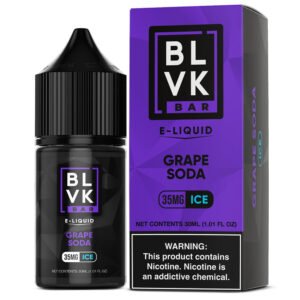 E-liquid BLVK Bar Eliquid Grape Soda Ice 30ml 35mg