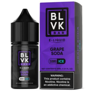 E-liquid BLVK Bar Eliquid Grape Soda Ice 30ml 50mg