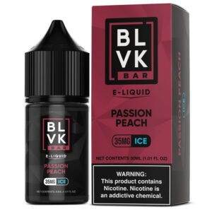 E-liquid BLVK Bar Eliquid Passion Peach Ice 30ml 35mg
