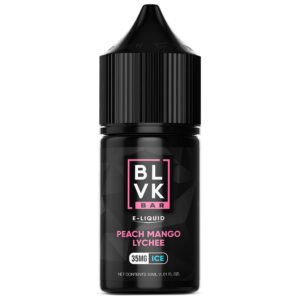 E-liquid BLVK Bar Eliquid Peach Mango Lychee Ice 30ml 35mg