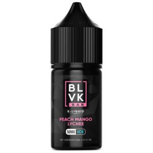 E-liquid BLVK Bar Eliquid Peach Mango Lychee Ice 30ml 50mg
