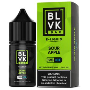 E-liquid BLVK Bar Eliquid Sour Apple Ice 30ml 35mg