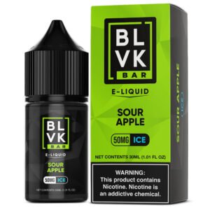 E-liquid BLVK Bar Eliquid Sour Apple Ice 30ml 50mg