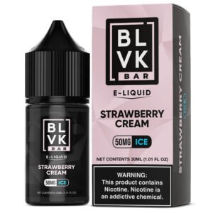E-liquid BLVK Bar Eliquid Strawberry Cream Ice 30ml 50mg