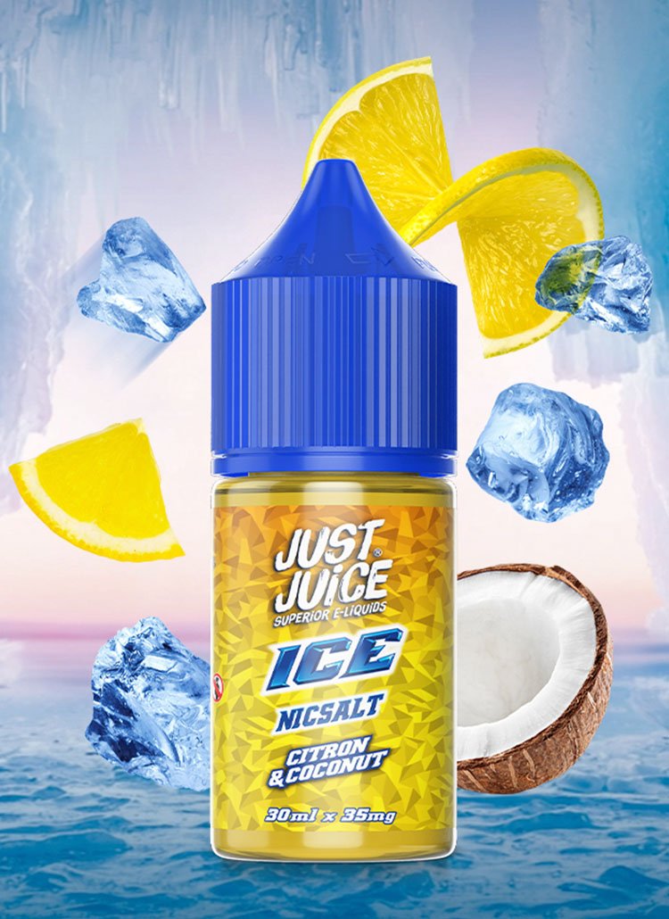 just juice ice banner citron coconut