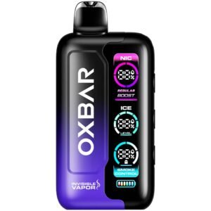 Pod Oxbar Invisible Vapor 50K Puffs Grape Ice